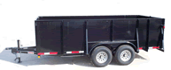 Tandem Axle 1200# Trash Hauler